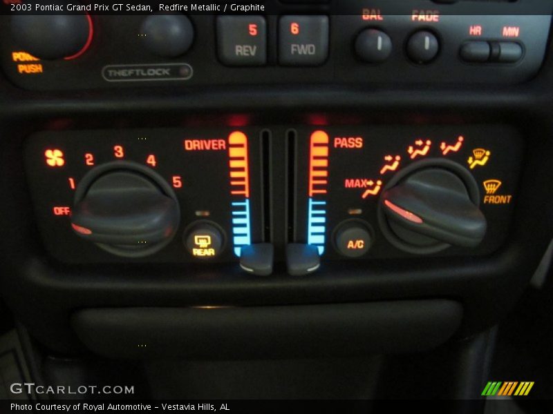 Redfire Metallic / Graphite 2003 Pontiac Grand Prix GT Sedan