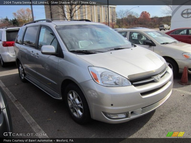 Silver Shadow Pearl / Stone Gray 2004 Toyota Sienna XLE Limited