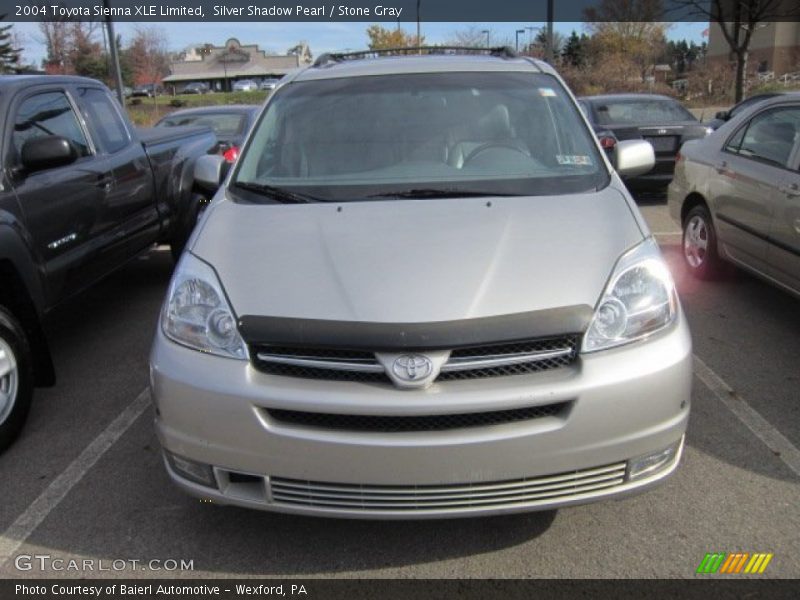 Silver Shadow Pearl / Stone Gray 2004 Toyota Sienna XLE Limited