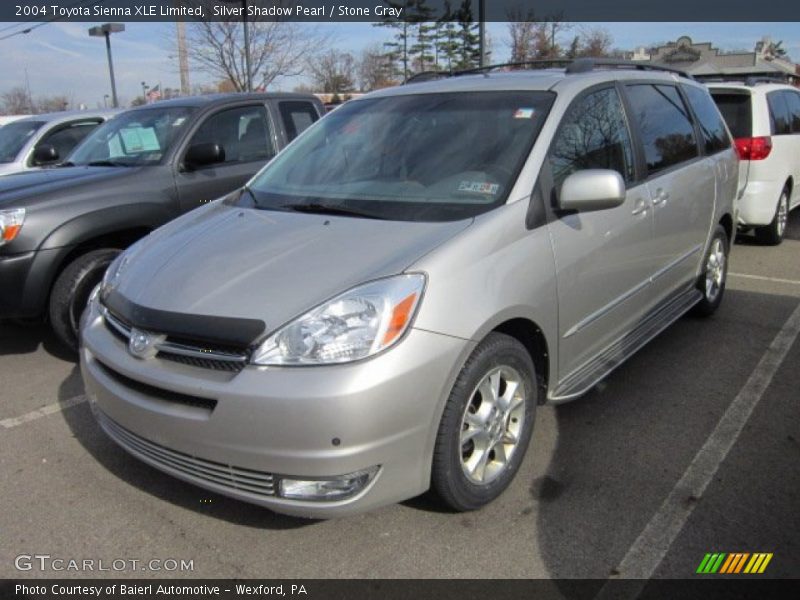 Silver Shadow Pearl / Stone Gray 2004 Toyota Sienna XLE Limited