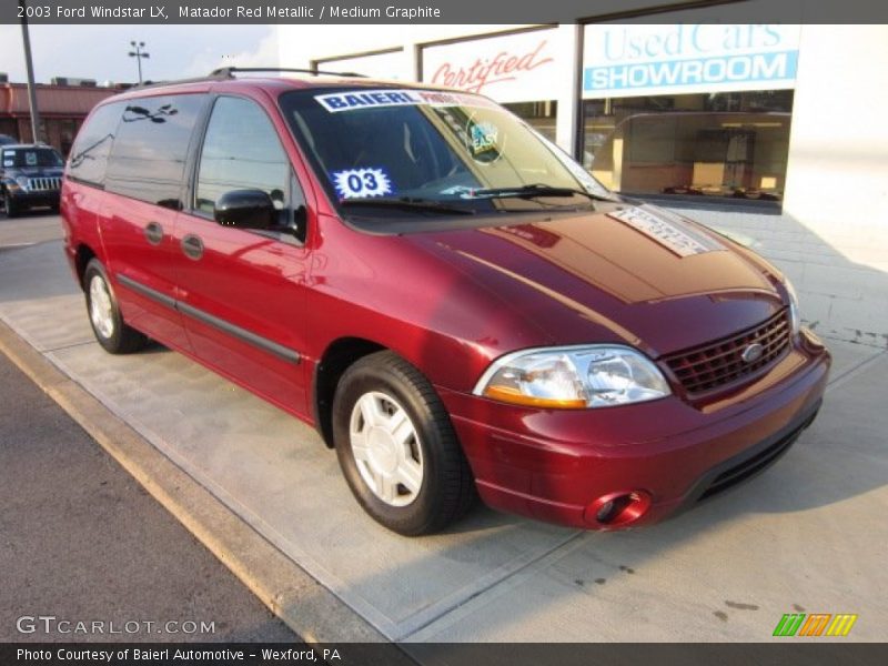 Matador Red Metallic / Medium Graphite 2003 Ford Windstar LX