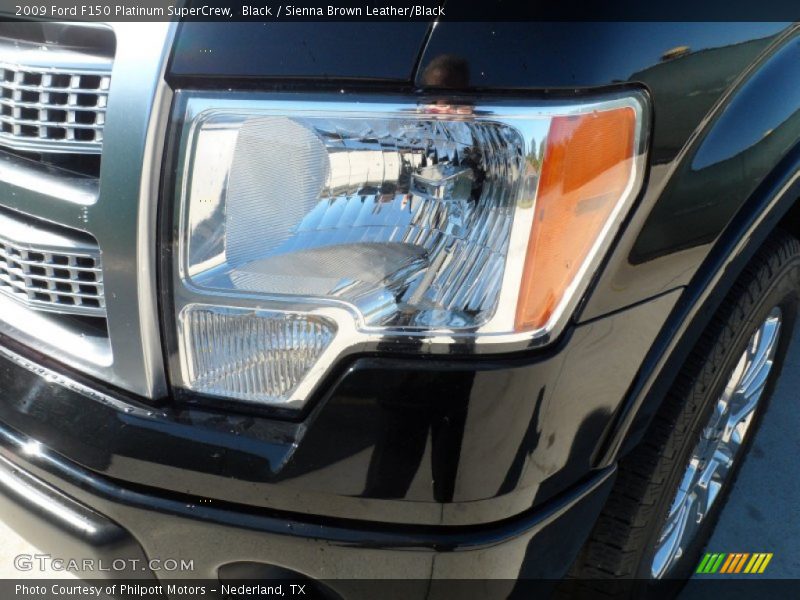 Black / Sienna Brown Leather/Black 2009 Ford F150 Platinum SuperCrew