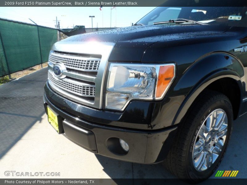 Black / Sienna Brown Leather/Black 2009 Ford F150 Platinum SuperCrew