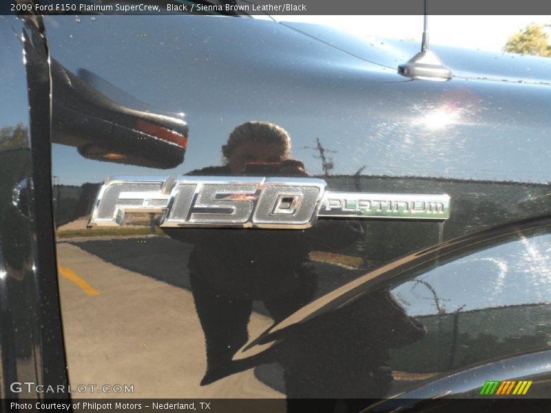 Black / Sienna Brown Leather/Black 2009 Ford F150 Platinum SuperCrew