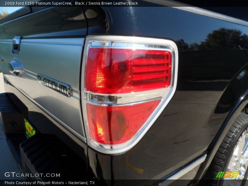 Black / Sienna Brown Leather/Black 2009 Ford F150 Platinum SuperCrew
