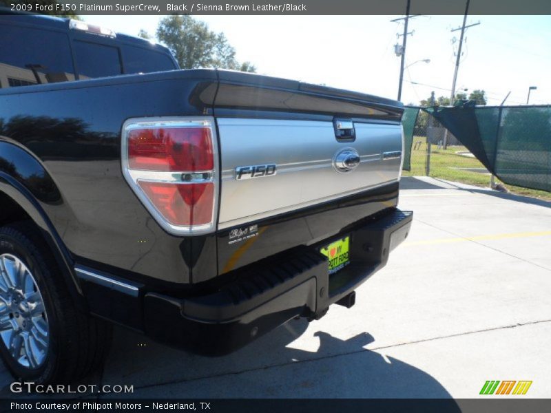 Black / Sienna Brown Leather/Black 2009 Ford F150 Platinum SuperCrew