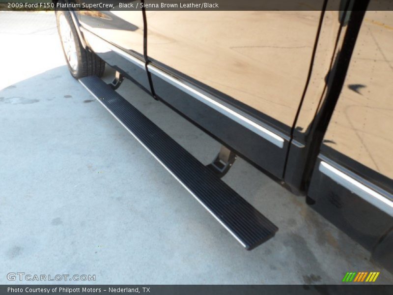 Black / Sienna Brown Leather/Black 2009 Ford F150 Platinum SuperCrew
