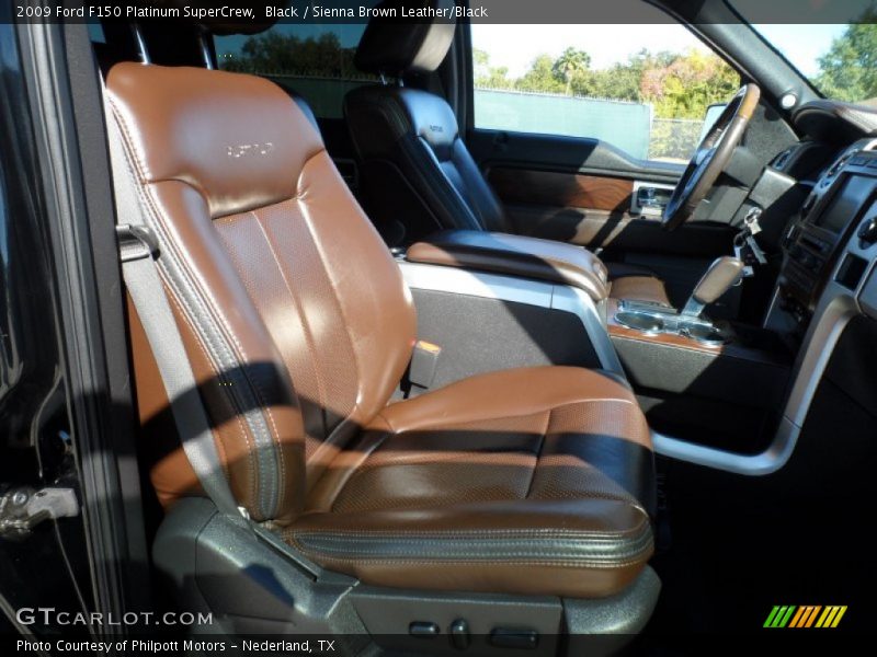Black / Sienna Brown Leather/Black 2009 Ford F150 Platinum SuperCrew