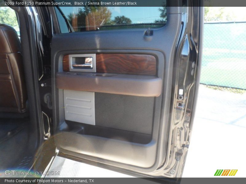 Black / Sienna Brown Leather/Black 2009 Ford F150 Platinum SuperCrew