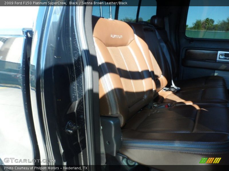Black / Sienna Brown Leather/Black 2009 Ford F150 Platinum SuperCrew