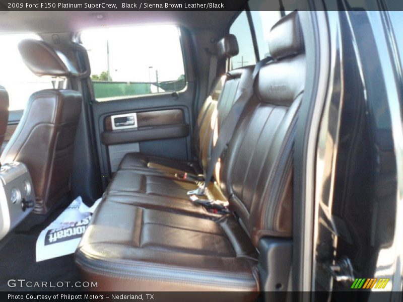 Black / Sienna Brown Leather/Black 2009 Ford F150 Platinum SuperCrew