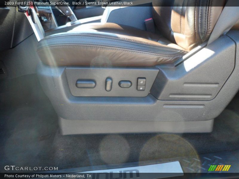 Black / Sienna Brown Leather/Black 2009 Ford F150 Platinum SuperCrew