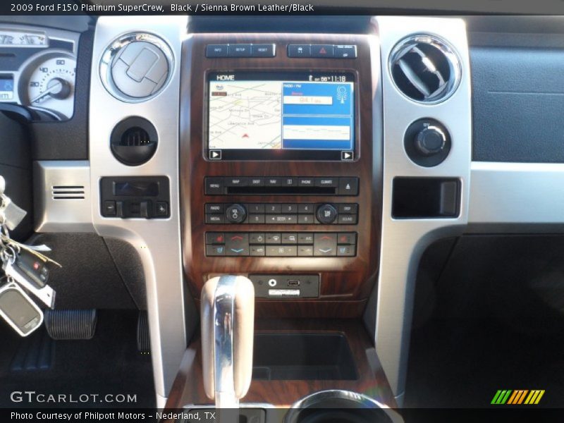 Black / Sienna Brown Leather/Black 2009 Ford F150 Platinum SuperCrew