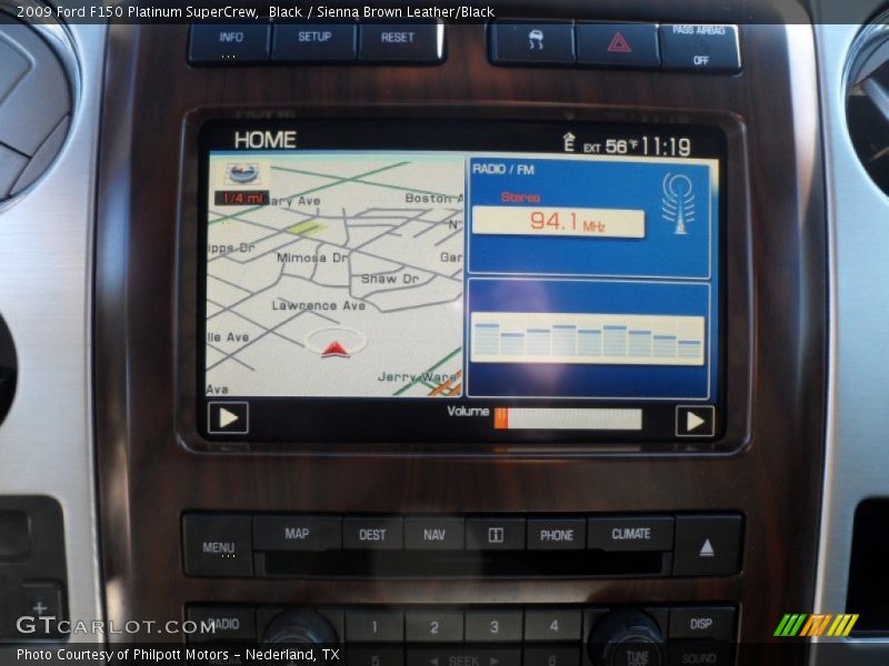Black / Sienna Brown Leather/Black 2009 Ford F150 Platinum SuperCrew
