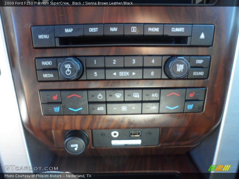 Black / Sienna Brown Leather/Black 2009 Ford F150 Platinum SuperCrew