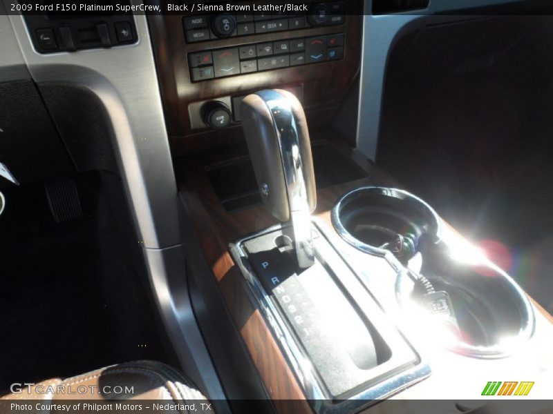 Black / Sienna Brown Leather/Black 2009 Ford F150 Platinum SuperCrew