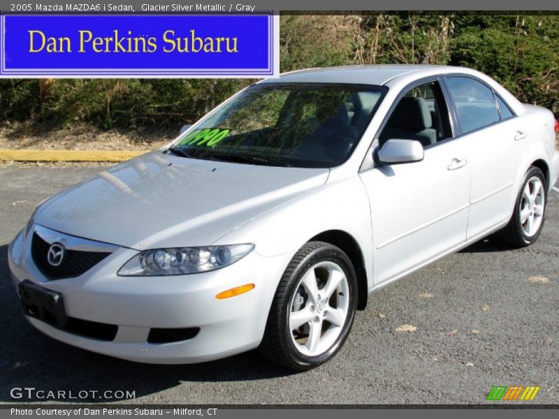 Glacier Silver Metallic / Gray 2005 Mazda MAZDA6 i Sedan