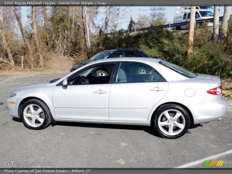 Glacier Silver Metallic / Gray 2005 Mazda MAZDA6 i Sedan