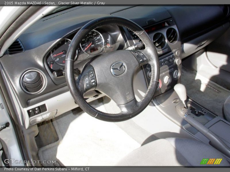 Glacier Silver Metallic / Gray 2005 Mazda MAZDA6 i Sedan