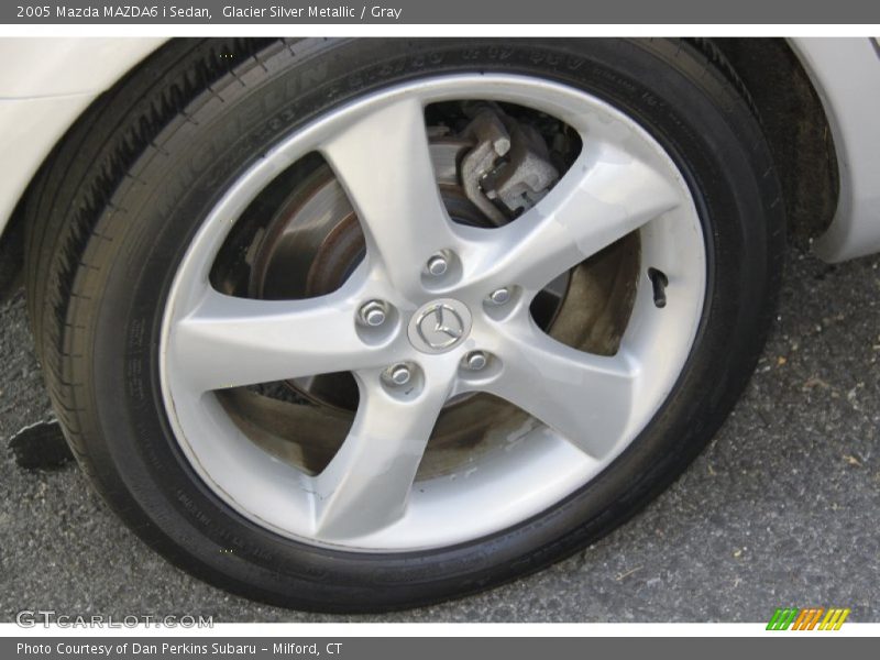 Glacier Silver Metallic / Gray 2005 Mazda MAZDA6 i Sedan