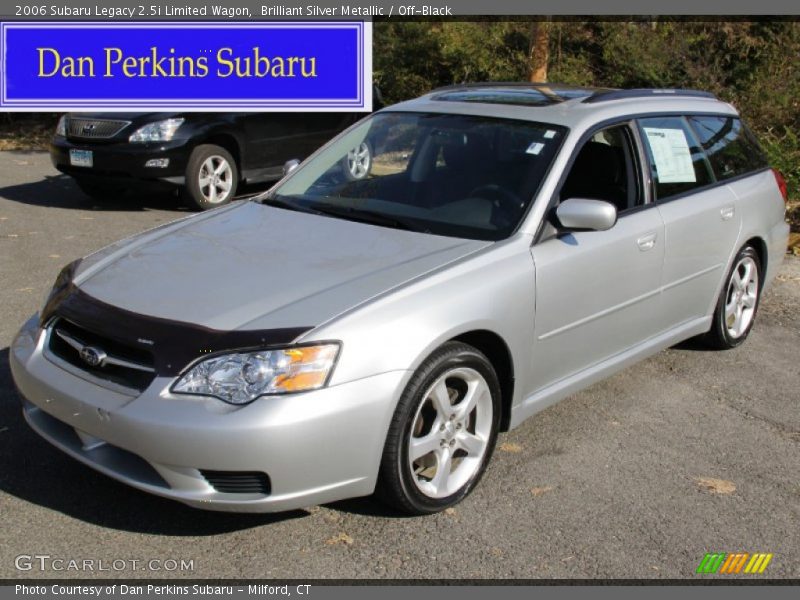 Brilliant Silver Metallic / Off-Black 2006 Subaru Legacy 2.5i Limited Wagon