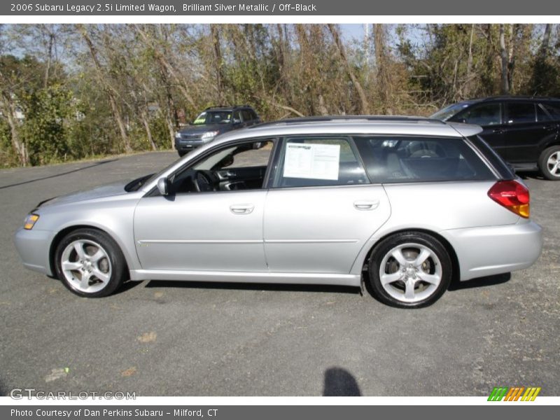Brilliant Silver Metallic / Off-Black 2006 Subaru Legacy 2.5i Limited Wagon