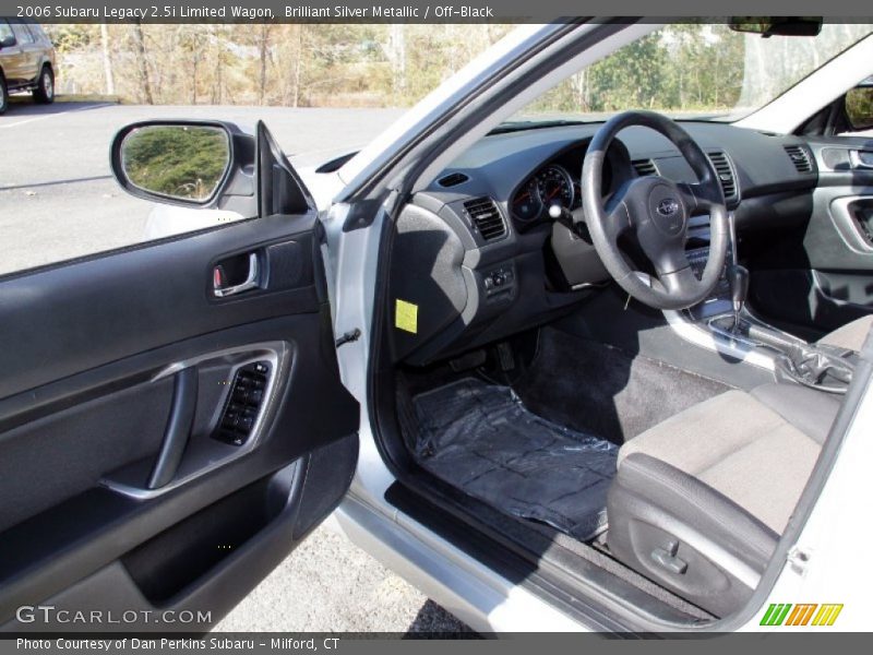 Brilliant Silver Metallic / Off-Black 2006 Subaru Legacy 2.5i Limited Wagon