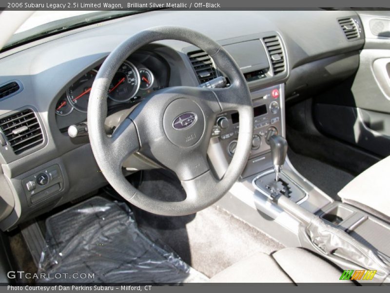 Brilliant Silver Metallic / Off-Black 2006 Subaru Legacy 2.5i Limited Wagon