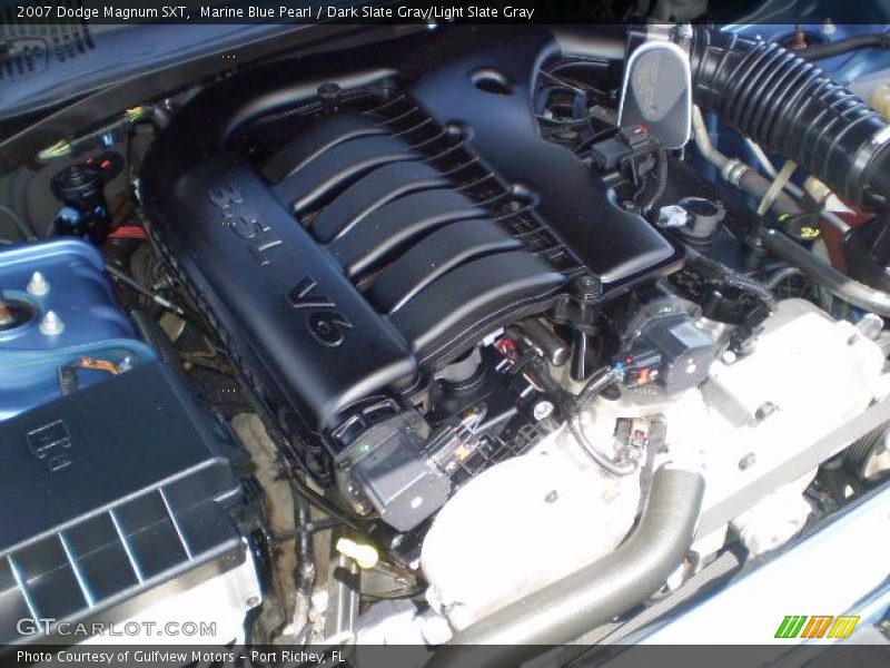 Marine Blue Pearl / Dark Slate Gray/Light Slate Gray 2007 Dodge Magnum SXT