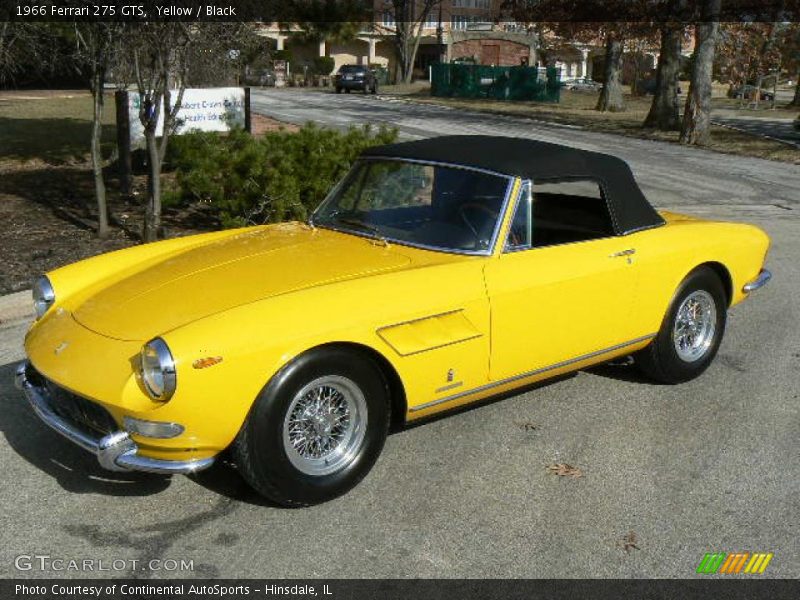 Yellow / Black 1966 Ferrari 275 GTS