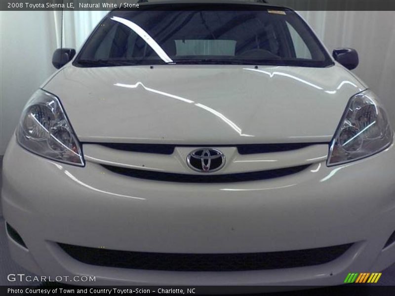 Natural White / Stone 2008 Toyota Sienna LE