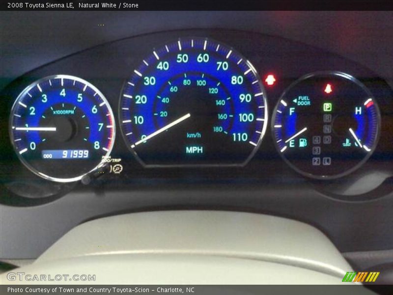 Natural White / Stone 2008 Toyota Sienna LE