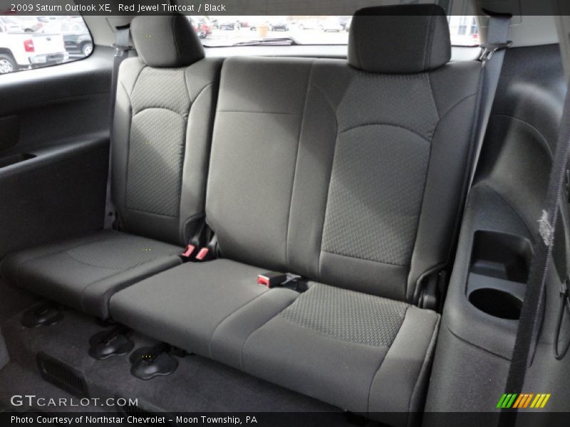 Red Jewel Tintcoat / Black 2009 Saturn Outlook XE
