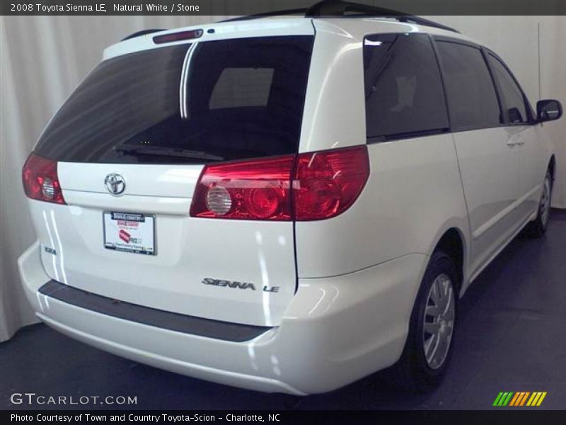 Natural White / Stone 2008 Toyota Sienna LE