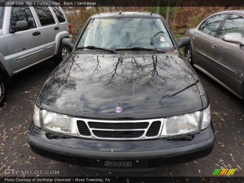 Black / Sand Beige 1998 Saab 900 S Turbo Coupe