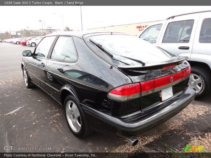 Black / Sand Beige 1998 Saab 900 S Turbo Coupe