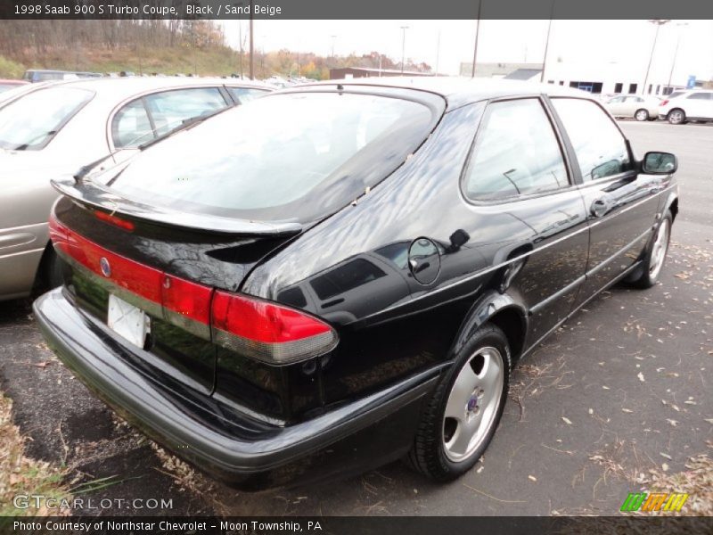 Black / Sand Beige 1998 Saab 900 S Turbo Coupe