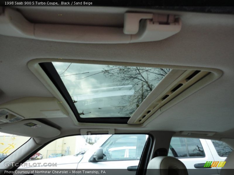 Black / Sand Beige 1998 Saab 900 S Turbo Coupe