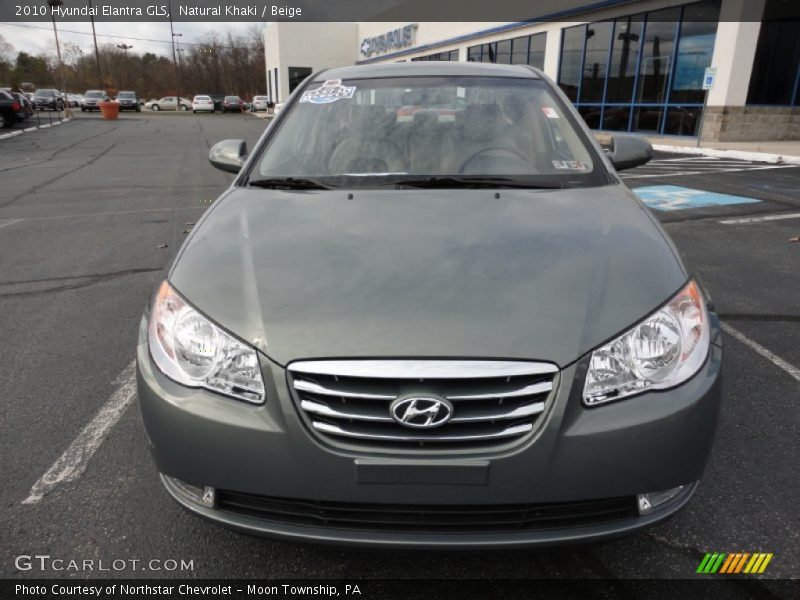 Natural Khaki / Beige 2010 Hyundai Elantra GLS