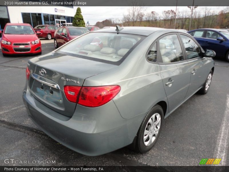 Natural Khaki / Beige 2010 Hyundai Elantra GLS