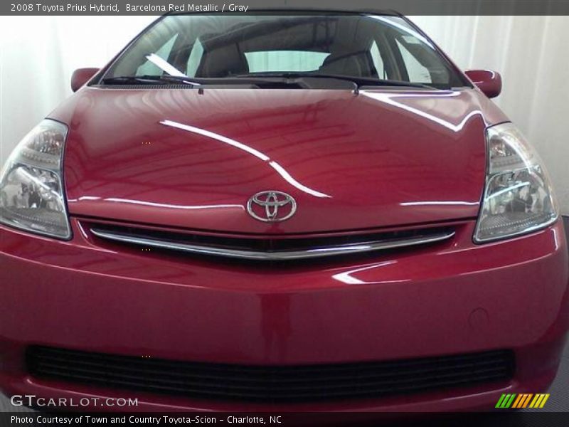 Barcelona Red Metallic / Gray 2008 Toyota Prius Hybrid