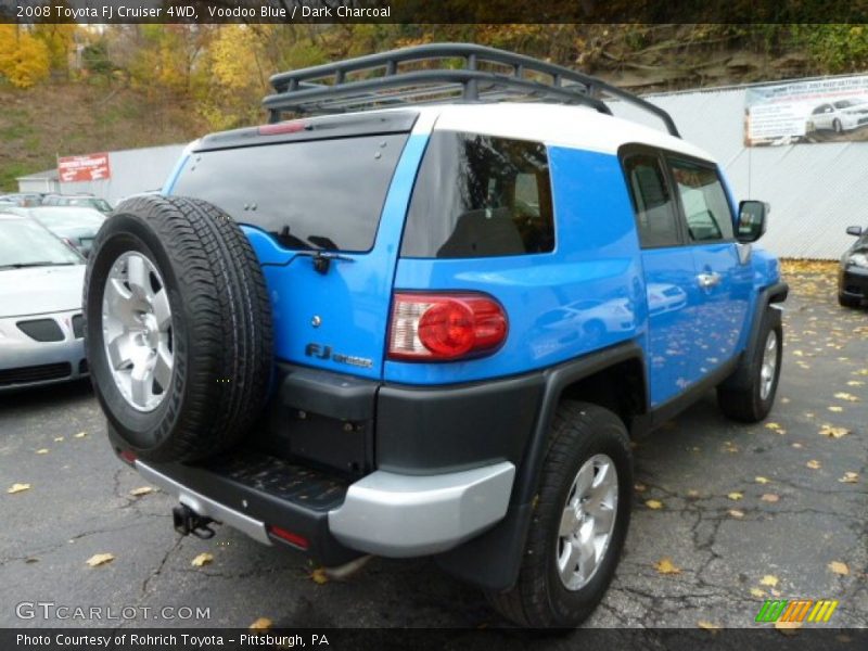 Voodoo Blue / Dark Charcoal 2008 Toyota FJ Cruiser 4WD