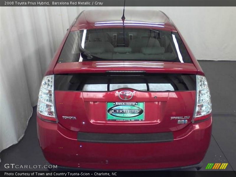 Barcelona Red Metallic / Gray 2008 Toyota Prius Hybrid