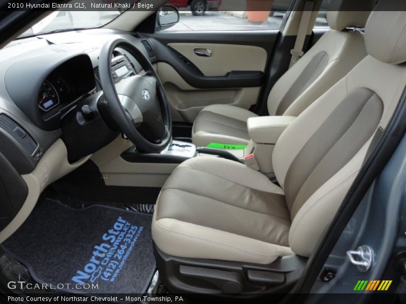 Natural Khaki / Beige 2010 Hyundai Elantra GLS