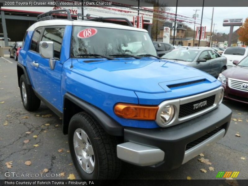 Voodoo Blue / Dark Charcoal 2008 Toyota FJ Cruiser 4WD