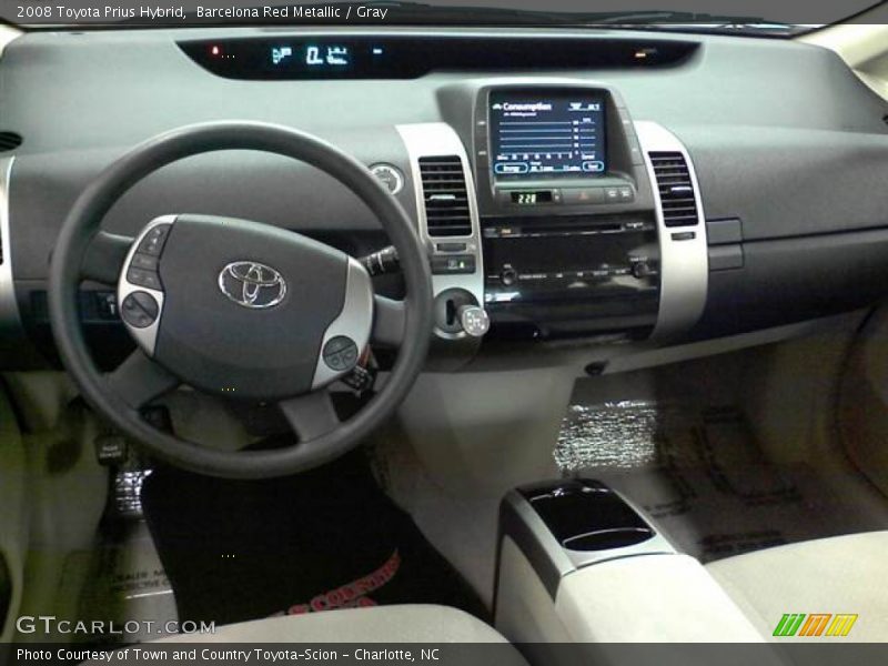 Barcelona Red Metallic / Gray 2008 Toyota Prius Hybrid