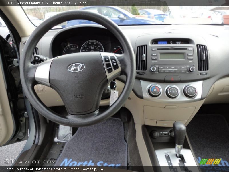 Natural Khaki / Beige 2010 Hyundai Elantra GLS