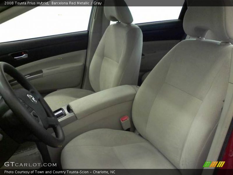 Barcelona Red Metallic / Gray 2008 Toyota Prius Hybrid