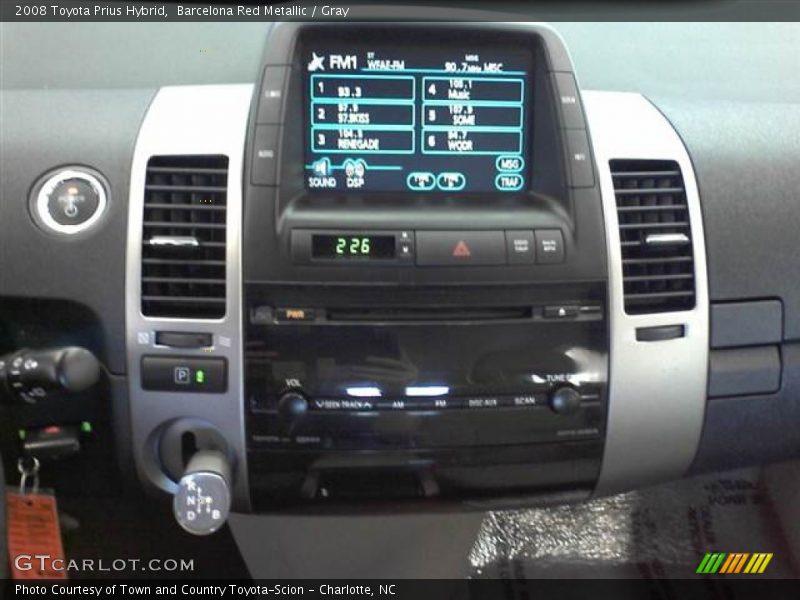 Barcelona Red Metallic / Gray 2008 Toyota Prius Hybrid