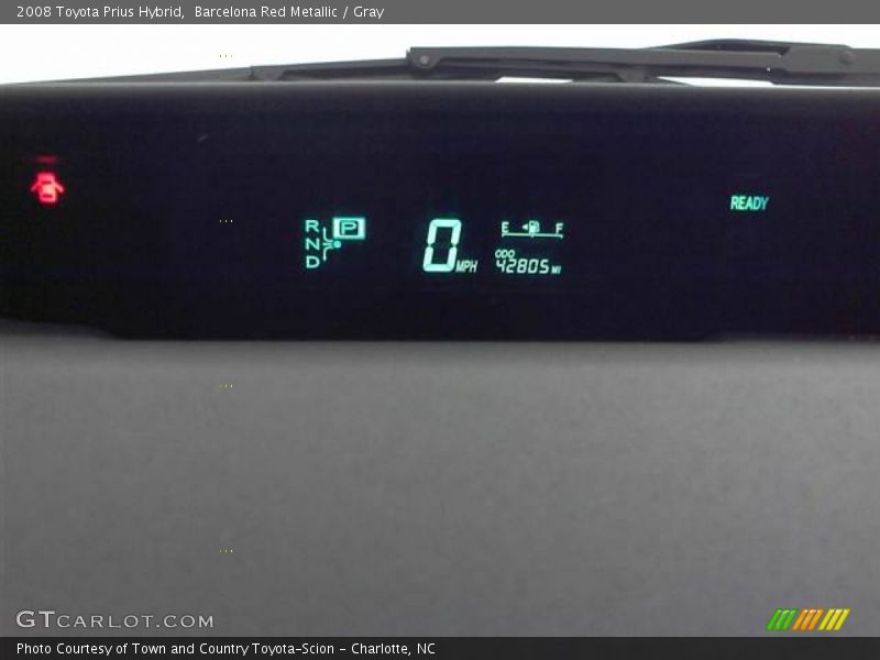 Barcelona Red Metallic / Gray 2008 Toyota Prius Hybrid